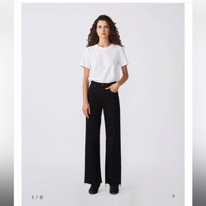 Slvrlake Grace denim high rise black, size 28 ALTERED